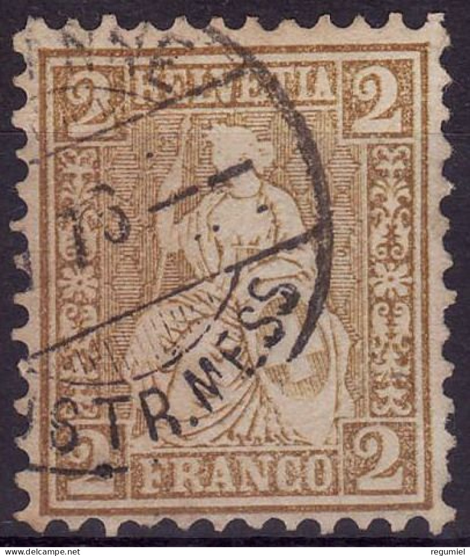 Suiza U   49 (o) Usado. 1881 - 1843-1852 Kantonalmarken Und Bundesmarken