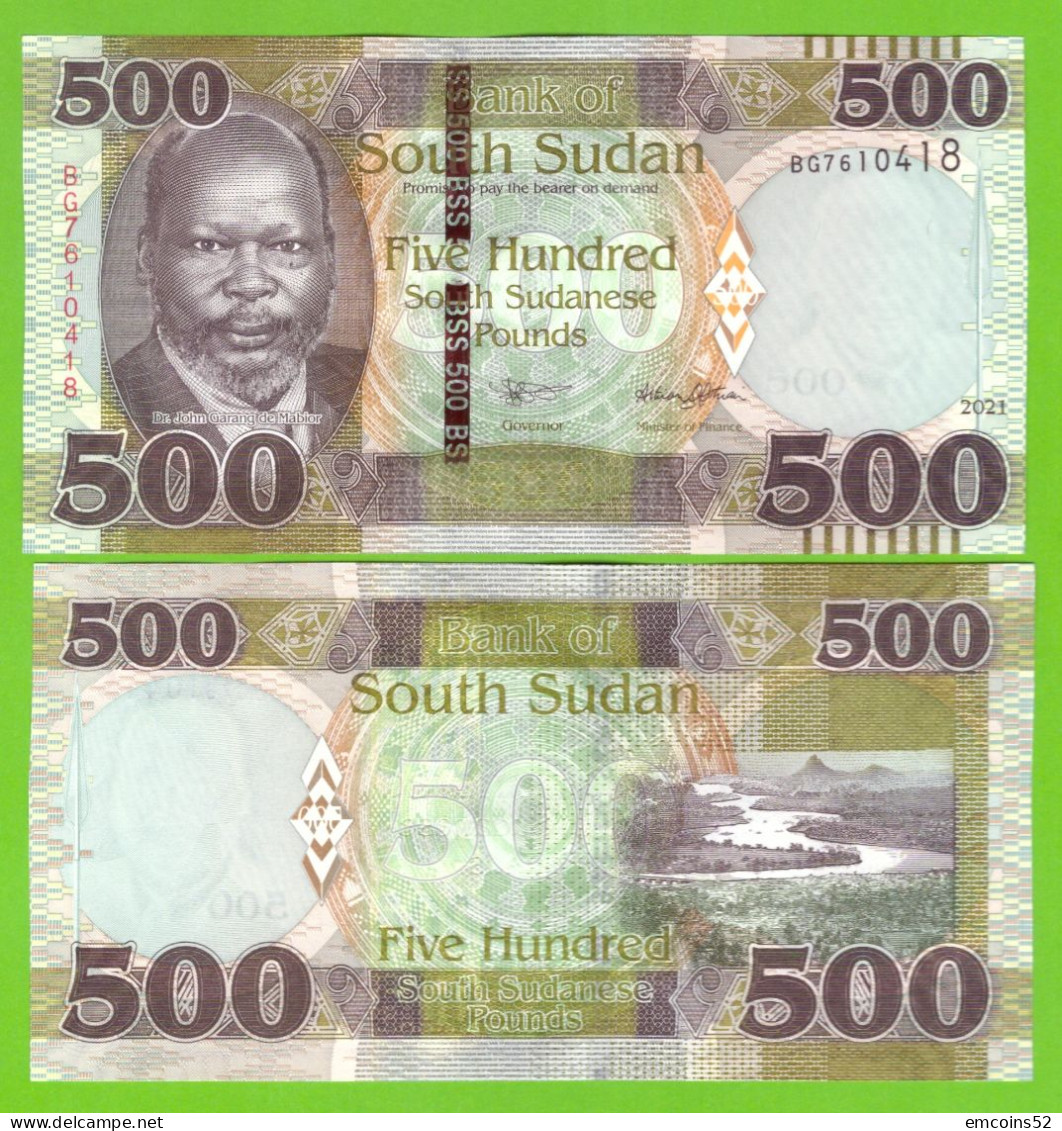 SOUTH SUDAN 500 POUND 2021 P-W16 UNC - Zuid-Soedan