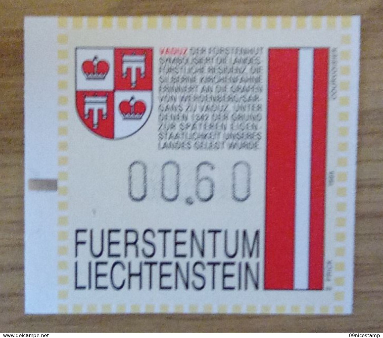 Liechtenstein, Slotmachine - Machine Labels [ATM]