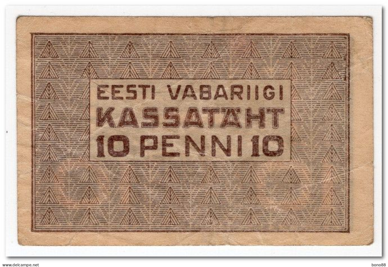 ESTONIA,10 PENNI,1919,P.40,VF - Estonia