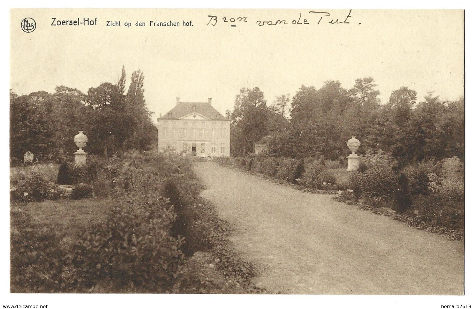 Belgique    Zoersel  Hof  -   Zicht Op Den Franschen  Hof -  Baron  Van  De Put - Zoersel