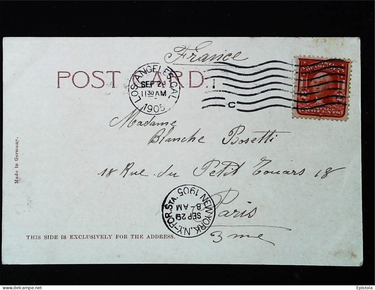 ► 1905 Plaza And Hotel Potter  Santa Barbara (Belle Cpa Couleur) California  Stamped - Santa Barbara