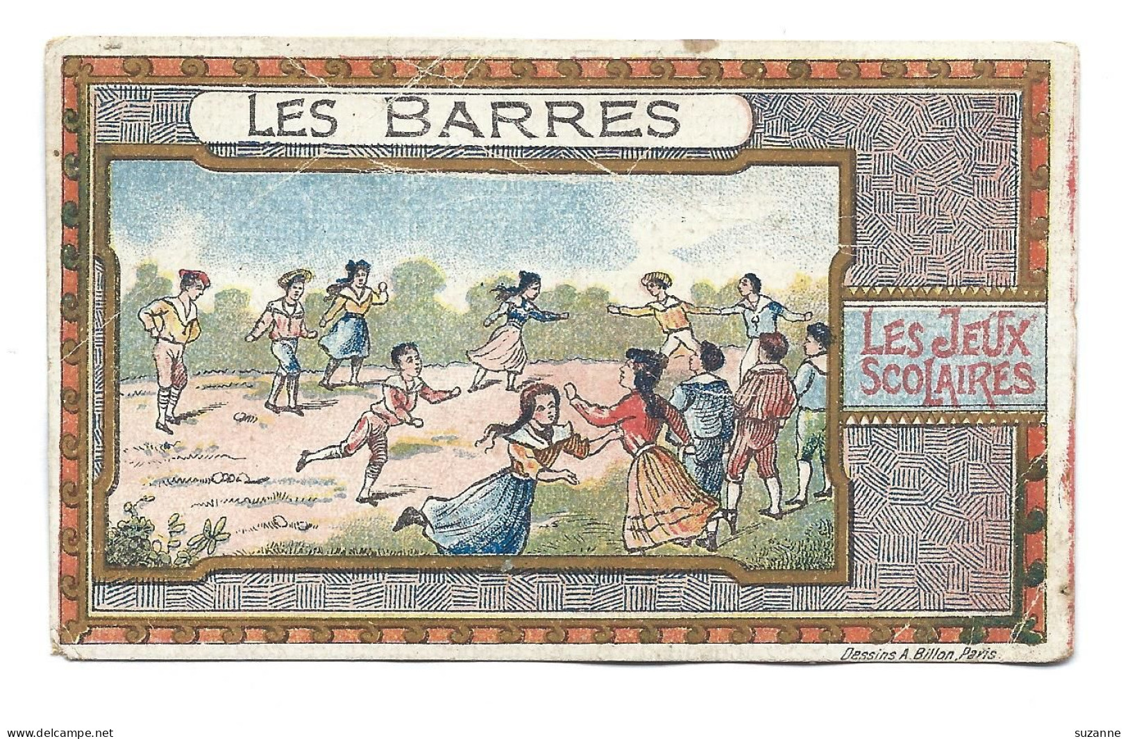 LES BARRES CHROMO Ancien - JEU SCOLAIRE - Otros & Sin Clasificación