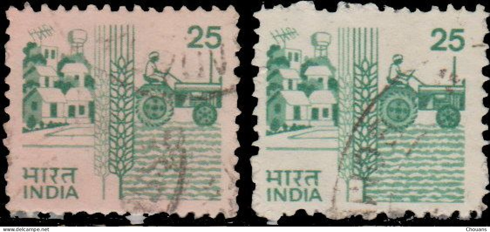 Inde 1985. ~ YT 844 (par 3) - Agriculture Et Développement Rural - Used Stamps