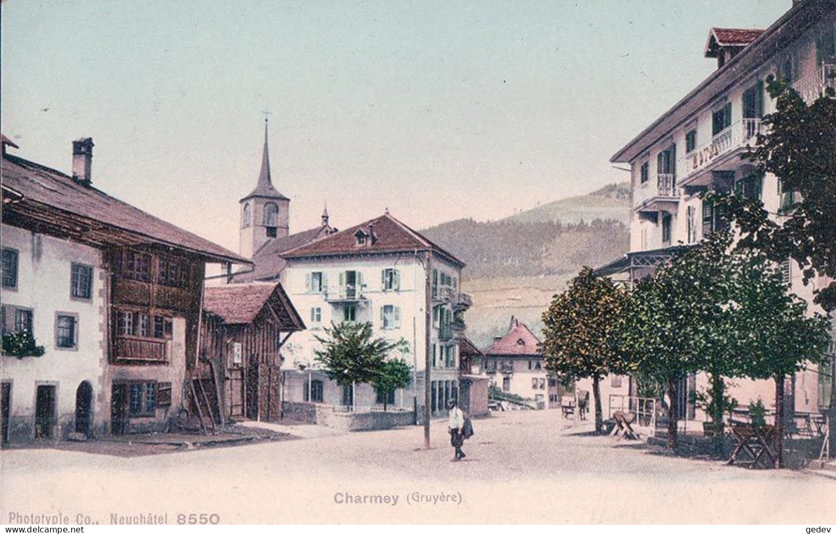 Charmey FR, Une Rue (8550) - Charmey