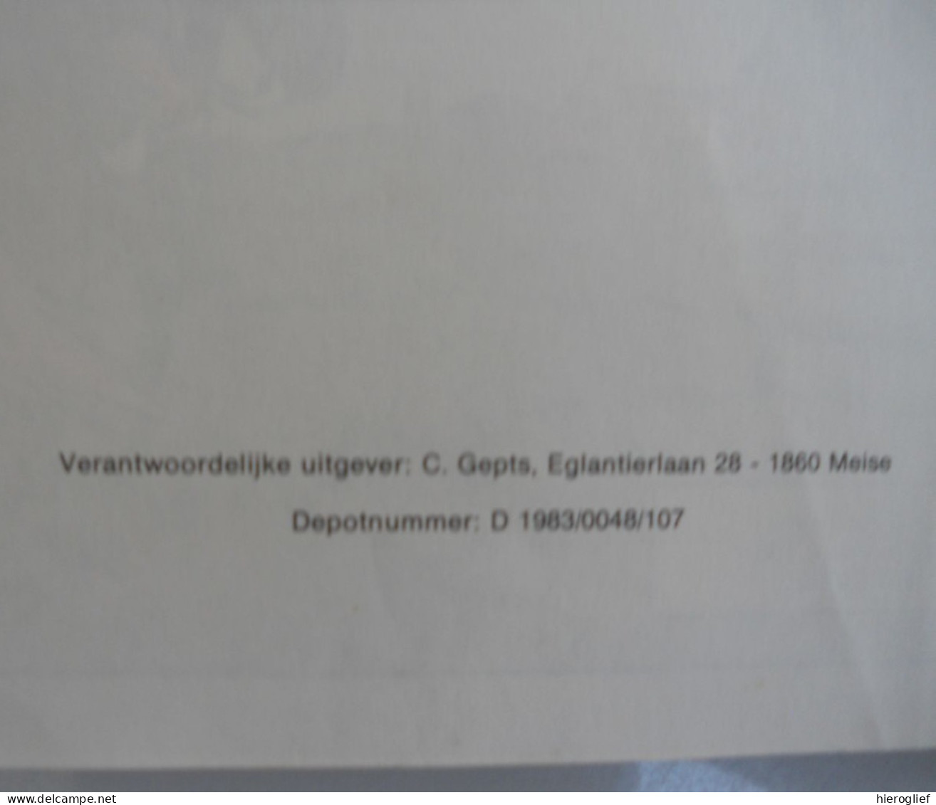 BAKELANDT   21  - DE ZWARTE GRIFFIOEN Door Hec Leemans  1983 EERSTE DRUK 1983, Uitgeverij J. Hoste N.V. - Other & Unclassified