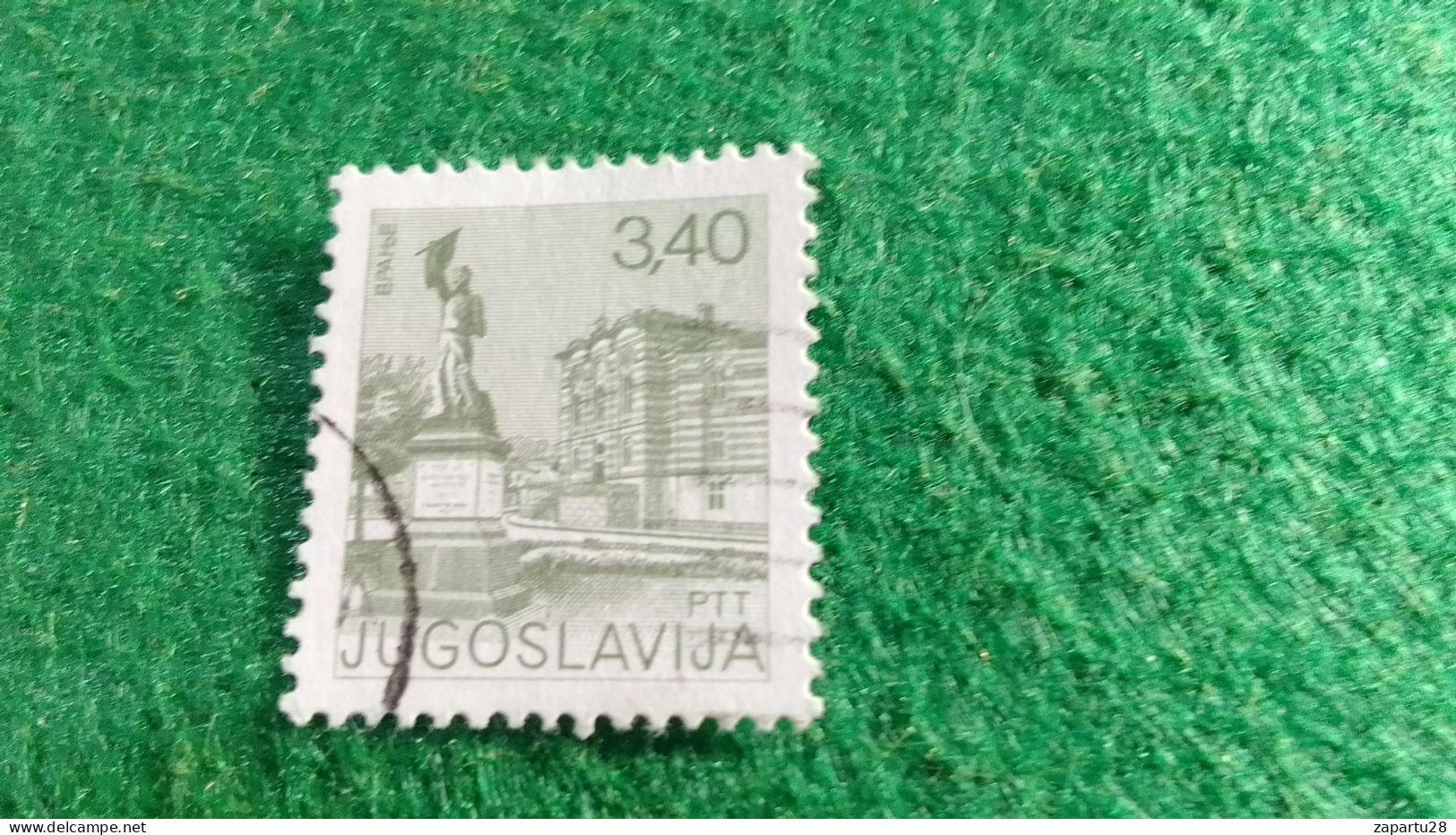 YOGUSLAVYA --1980-89     3.40  DİN       USED - Used Stamps