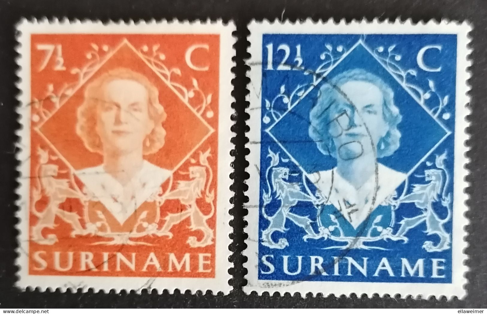 Suriname - Nrs. 276 + 277 (gestempeld/used) - Suriname ... - 1975