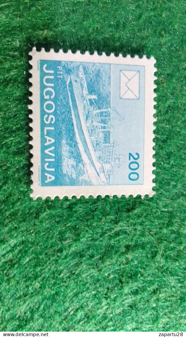 YOGUSLAVYA --1980-89     200  DİN       USED - Used Stamps