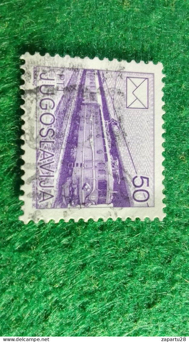 YOGUSLAVYA --1980-89     50  DİN       USED - Used Stamps