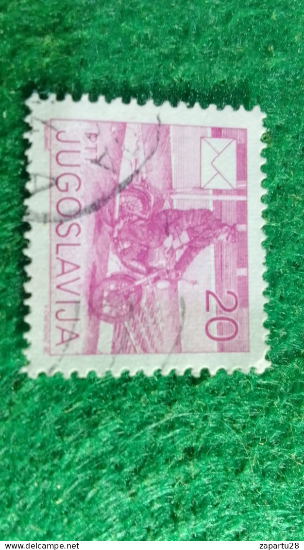 YOGUSLAVYA --1980-89     20  DİN       USED - Used Stamps