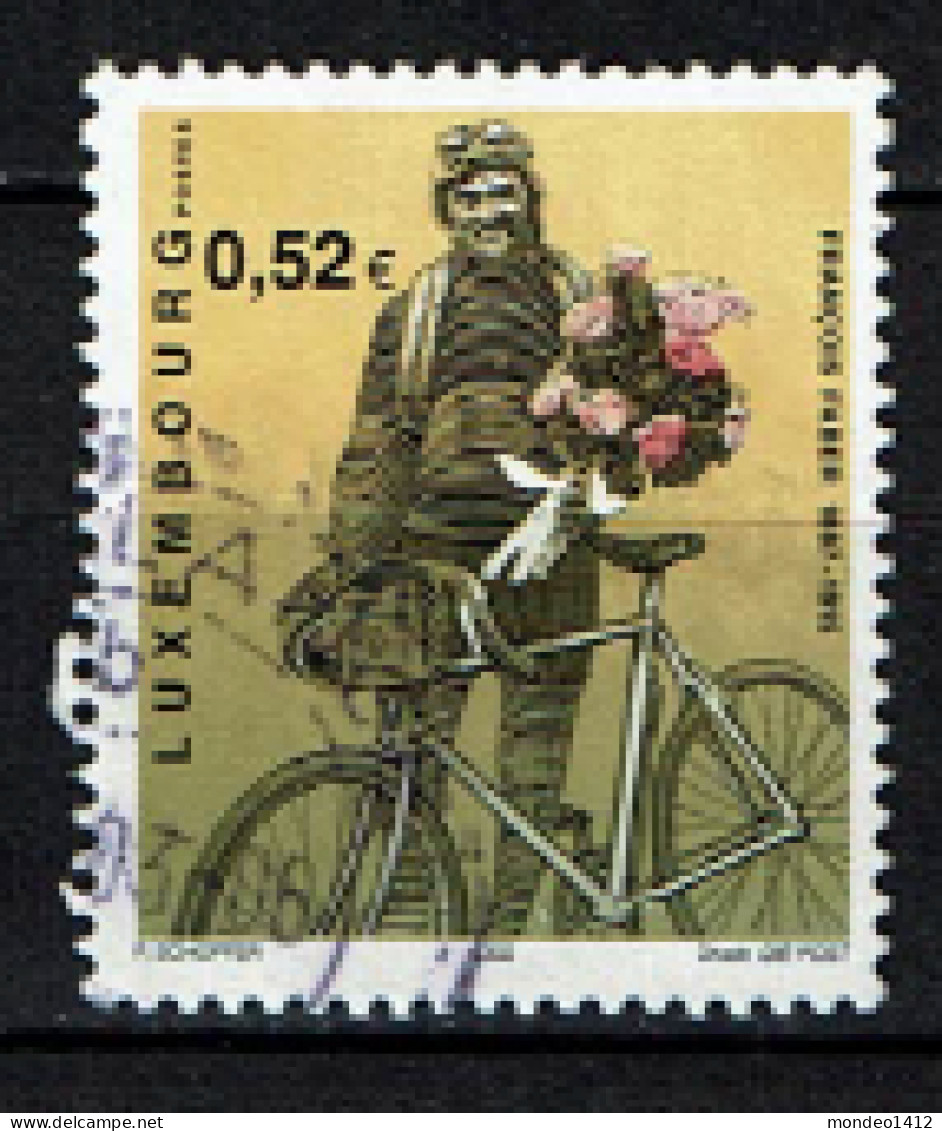 Luxembourg 2002 - YT 1529 - François Faber, Champion Cycliste Et Vainqueur Tour De France, Vélo, Cycle, Bicycle, Fahrrad - Used Stamps