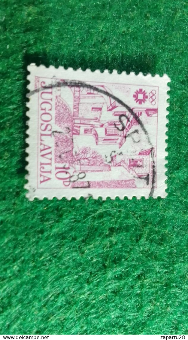 YOGUSLAVYA --1980-89    10  DİN       USED - Used Stamps