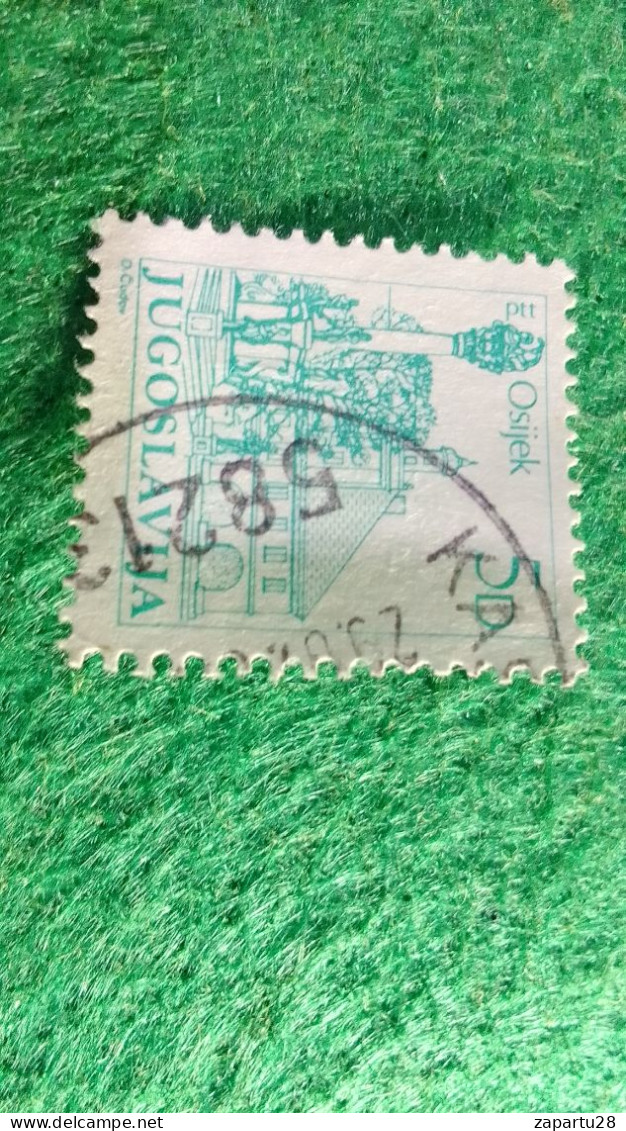 YOGUSLAVYA --1980-89   5  DİN       USED - Used Stamps