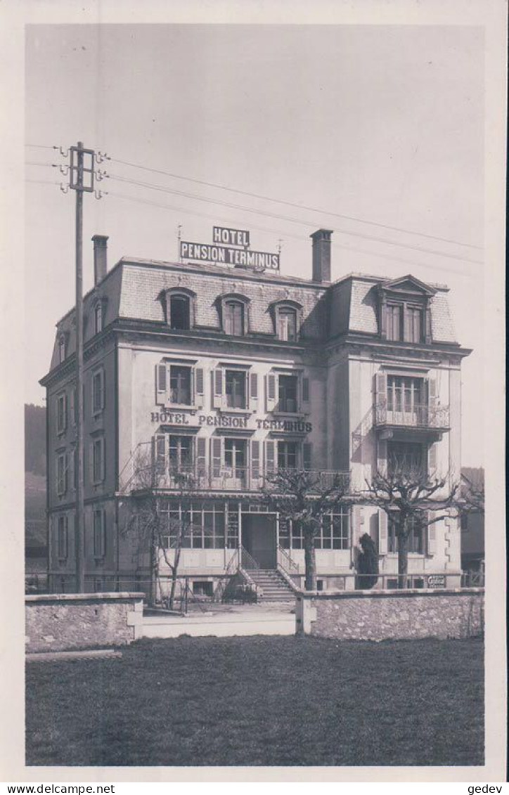 Les Verrières NE, Hôtel Terminus Propriétaire Constant Barinotto (3325) - Les Verrières