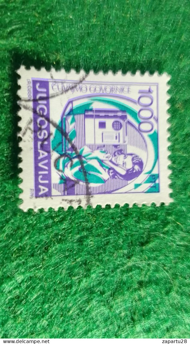 YOGUSLAVYA --1980-89  1000  DİN       USED - Used Stamps
