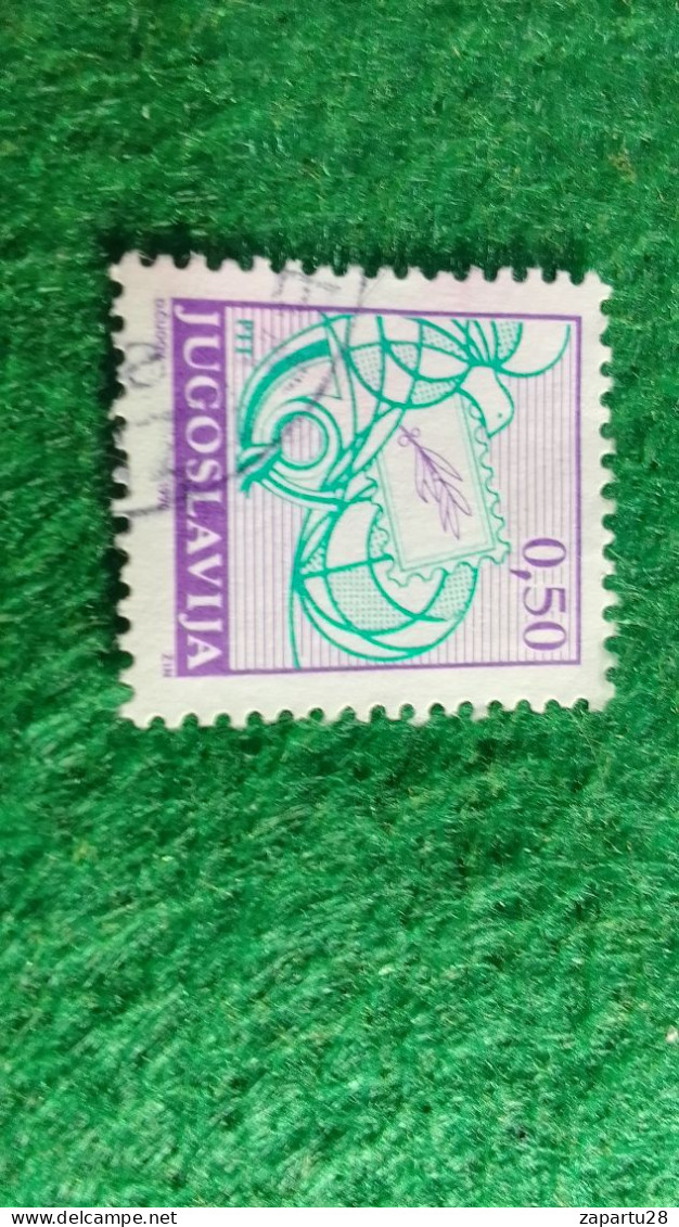 YOGUSLAVYA --1980-89     0.50 DİN       USED - Gebraucht