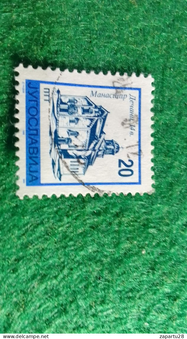 YOGUSLAVYA --1980-89         20 DİN       USED - Gebraucht