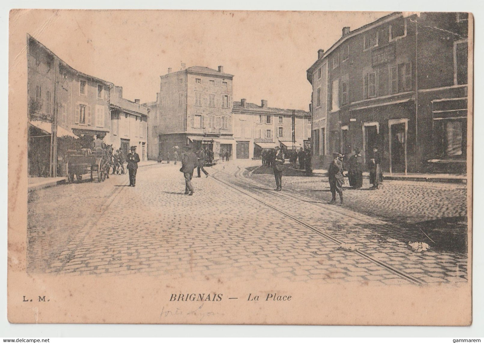 69 - BRIGNAIS - La Place - Cpa - Rhone - Brignais