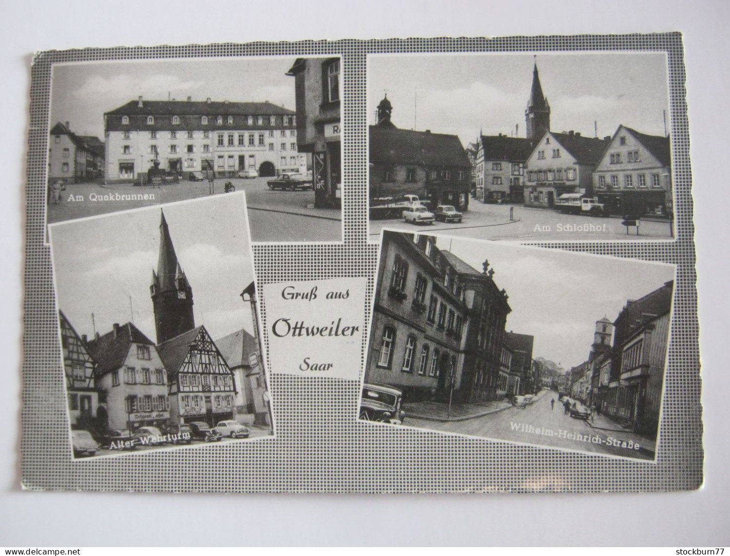 Ottweiler ,  Schöne  Ansichtskarte Um 1960 - Kreis Neunkirchen