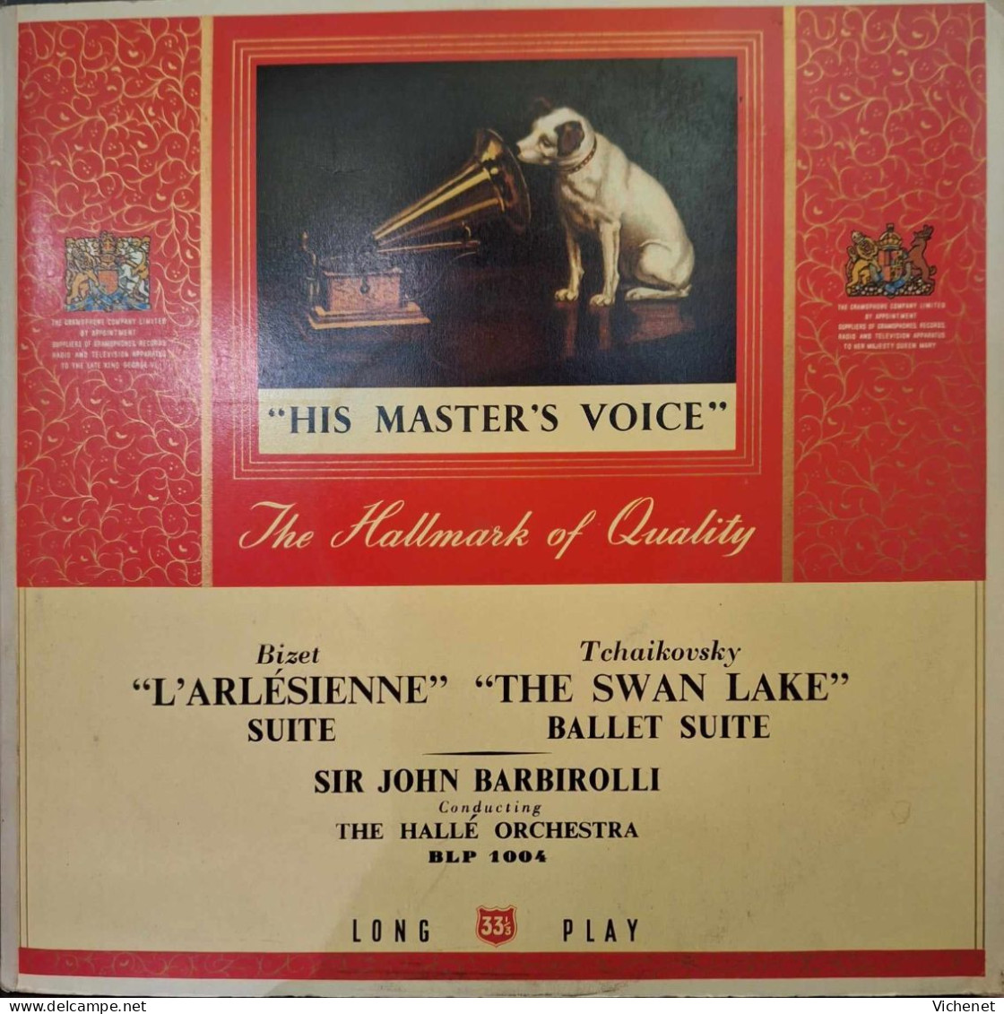 Bizet -  "L'Arlesienne" Suite  /Tchaikovsky -  "Swan Lake" Ballet Suite -  Sir John Barbirolli, Hallé Orchestra – 25 Cms - Formatos Especiales