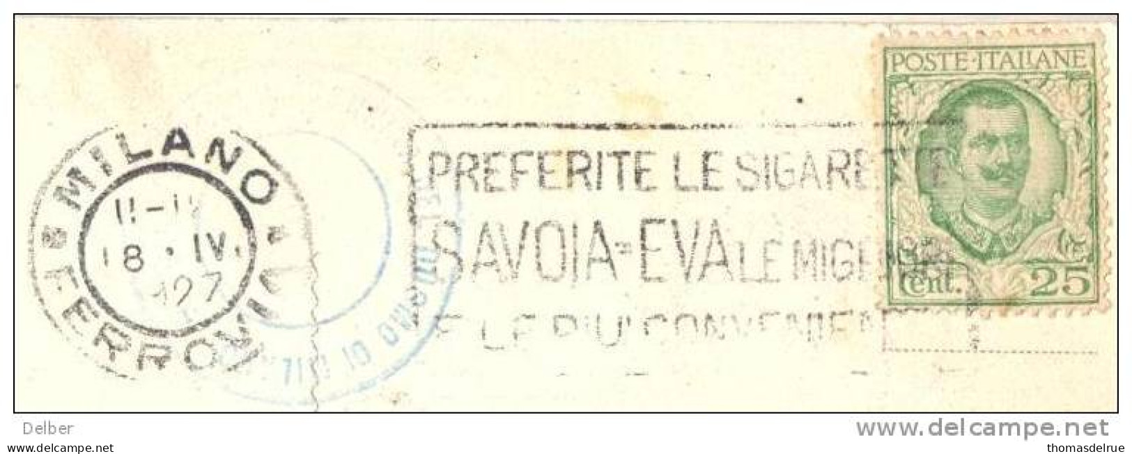 _L931: Y.&T.N°180: MILANO PREFERITE LE SIGARETTE SAVOIA-EVA  ..... - Tabac