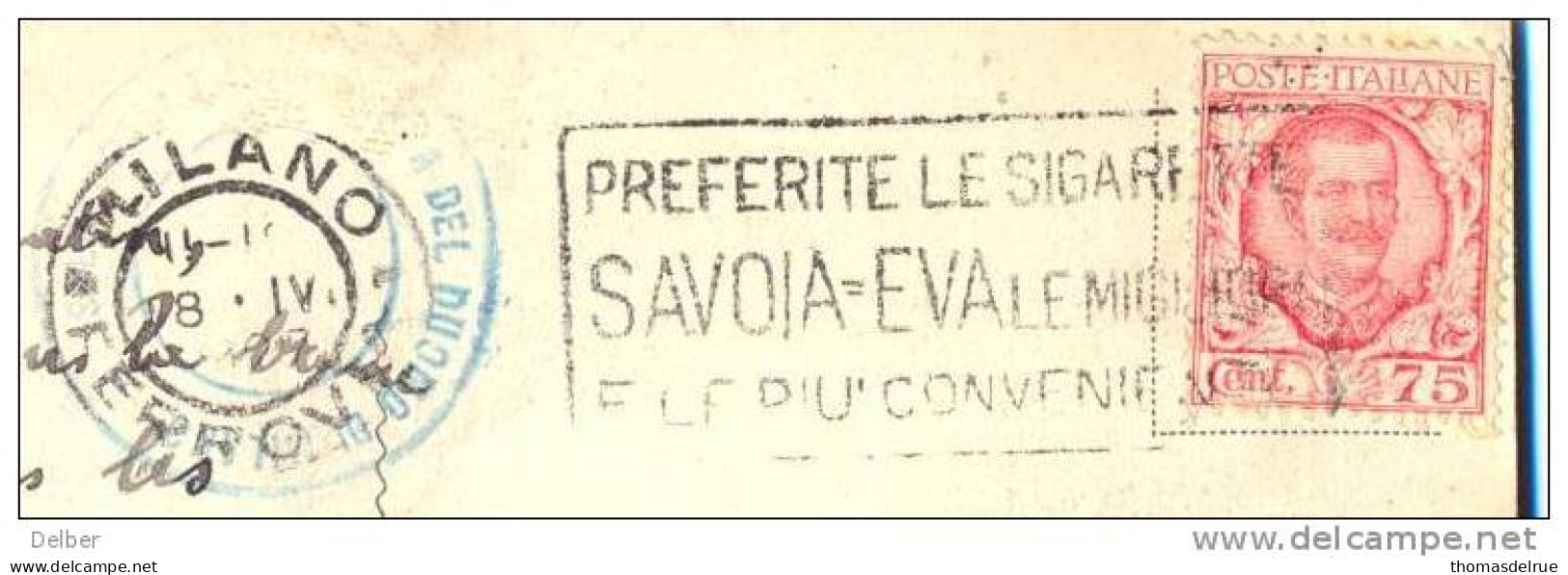 _L929: Y.&T.N°183: MILANO PREFERITE LE SIGARETTE SAVOIA-EVA  ..... - Tobacco