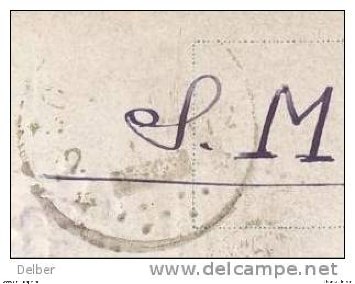 _L448:Fantasiekaart:S.M.verstuurd>sergent:noodstempel:12*OOSTENDE12*postagentschapstempel Als Vertrektstempel - Fortune Cancels (1919)