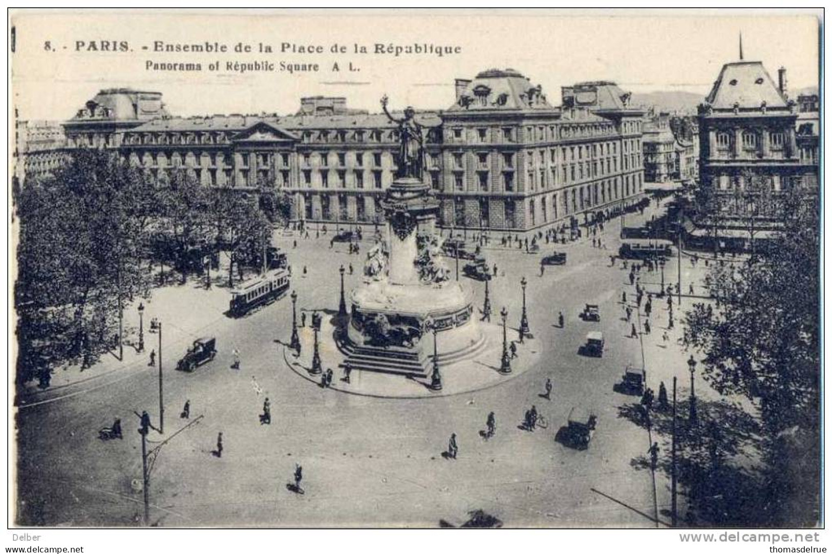 _L514: PARIS GARE DE L'EST  GOUTEZ LE NOUVEAU CIGARE DIPLOMATIQUE  CP Paris Ensemble De La Place De La République... - Tabak