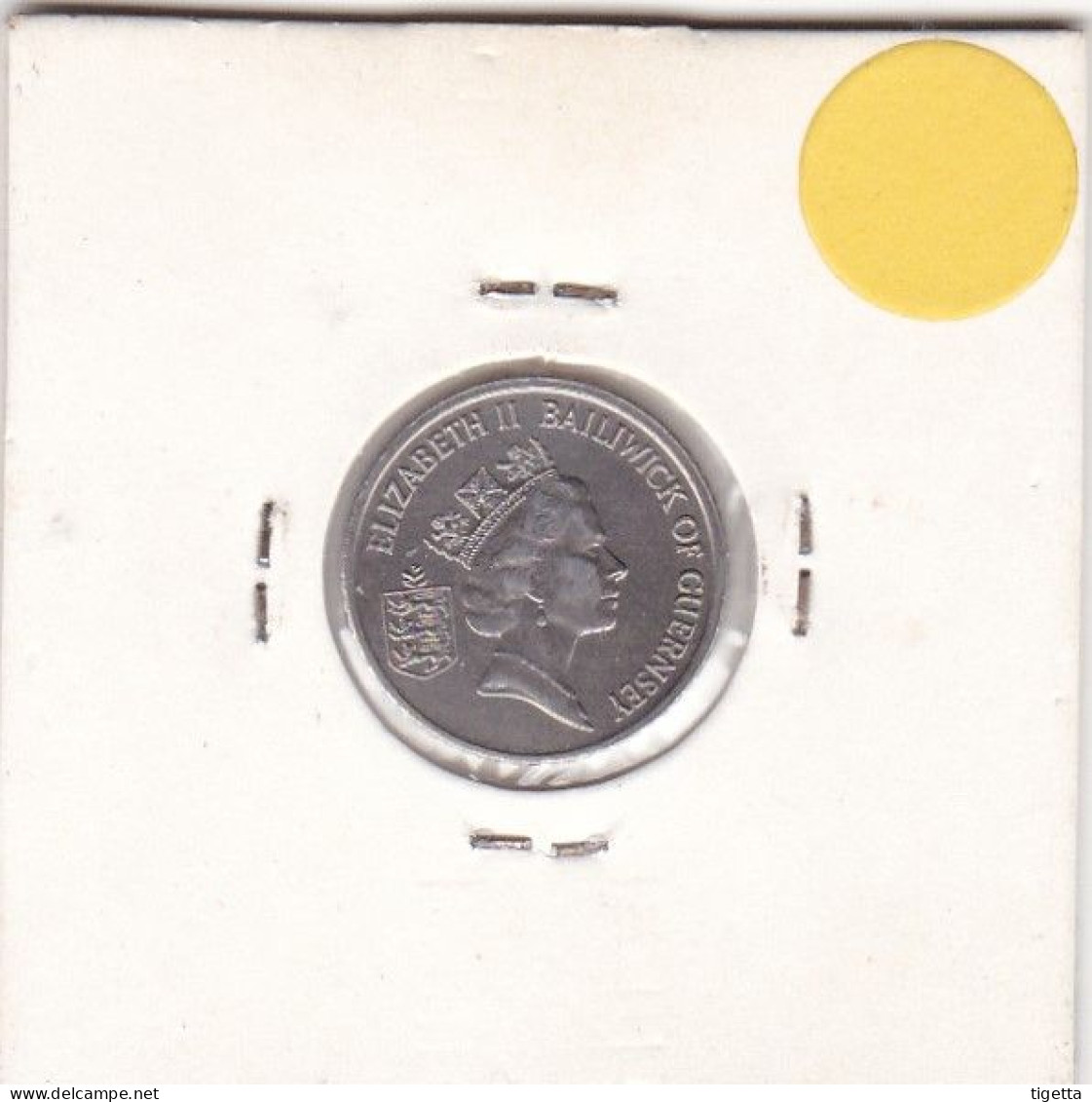 GUERNESEY 5 PENCE  ANNO 1992 COME DA FOTO - Guernesey