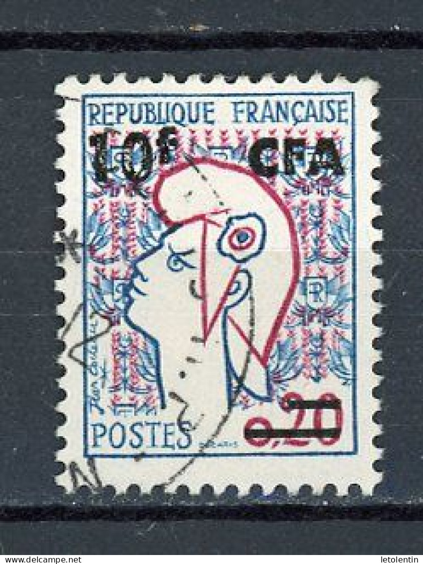 FRANCE SURCHARGÉ CFA - MARIANNE - N° Yvert 349A Obli. - Used Stamps