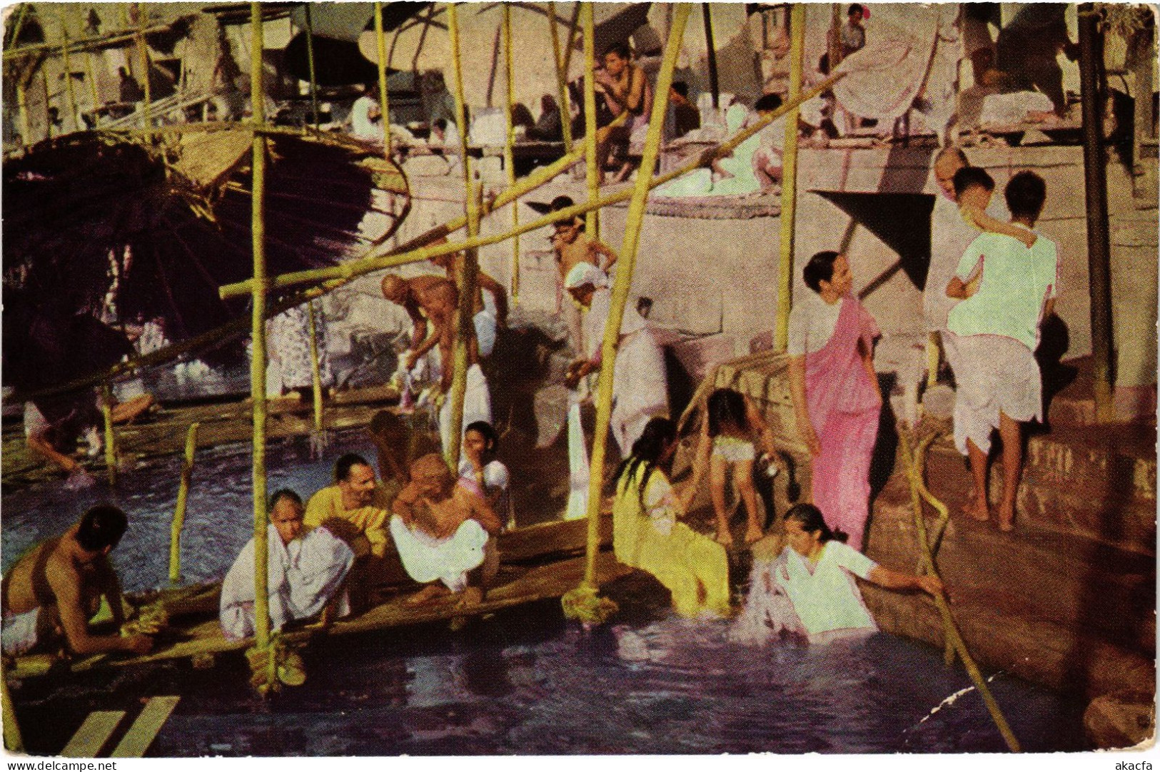 CPM Banaras Varanasi Bathing In Ganges River INDIA (1182346) - Inde