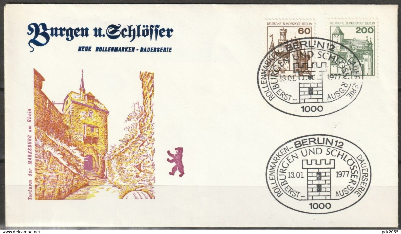 Berlin FDC 1977 Nr.537+ 540 Burgen Und Schlösser (  D 4368 ) Günstige Versandkosten - 1971-1980