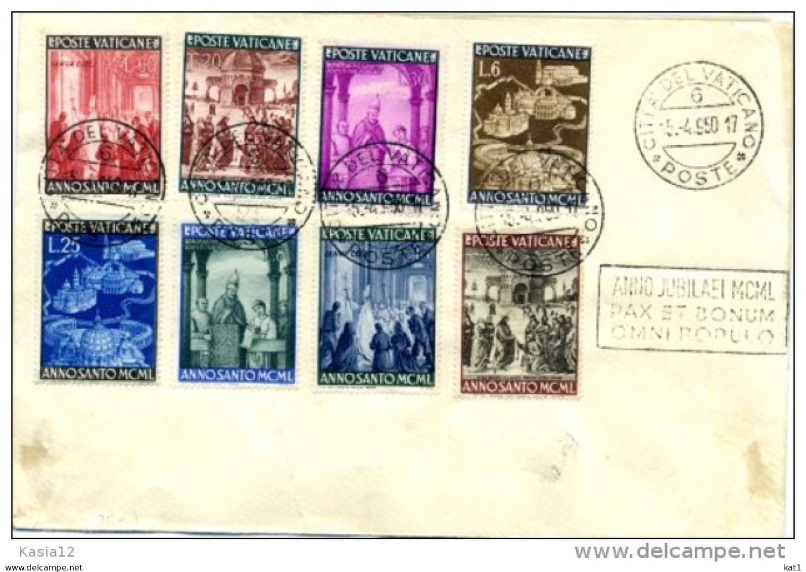 A19558)Vatikan 163 - 170 Auf Brief - Covers & Documents