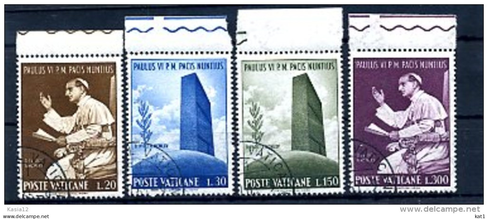 A19712)Vatikan 483 - 486 Gest. - Used Stamps