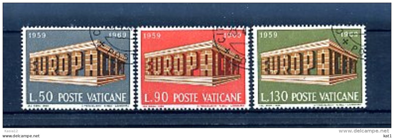 A19732)Vatikan 547 - 549 Gest. - Used Stamps