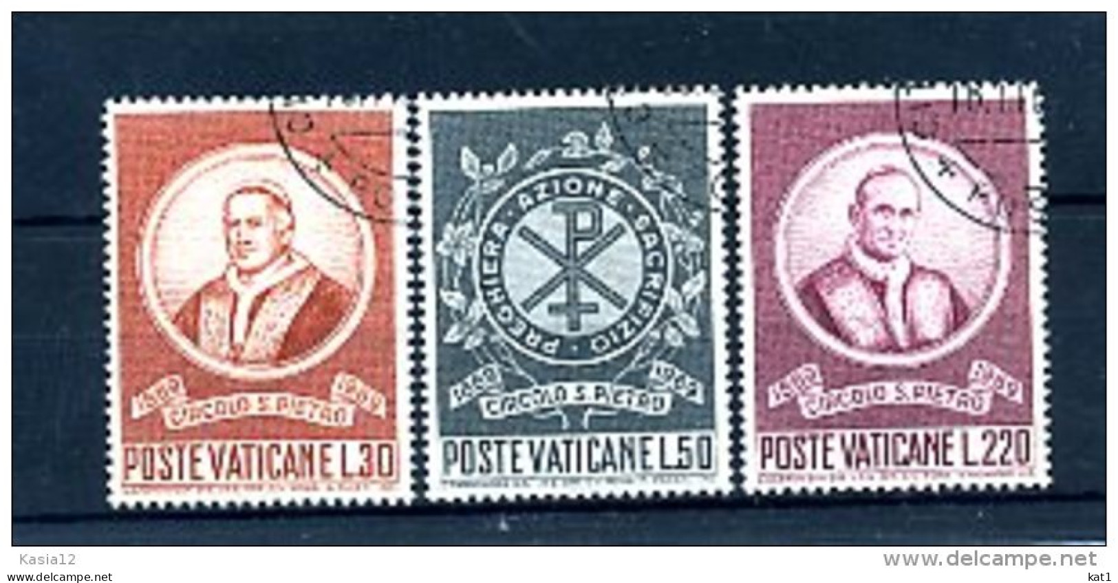 A19736)Vatikan 553 - 555 Gest. - Used Stamps