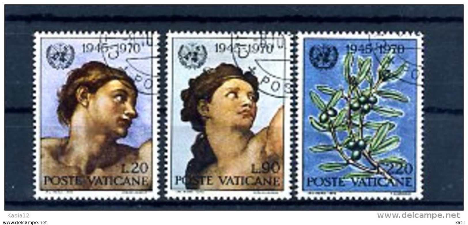 A19744)Vatikan 569 - 571 Gest. - Used Stamps