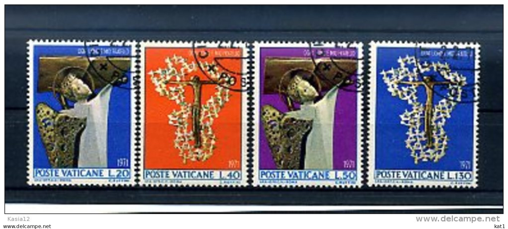 A19748)Vatikan 577 - 580 Gest. - Used Stamps