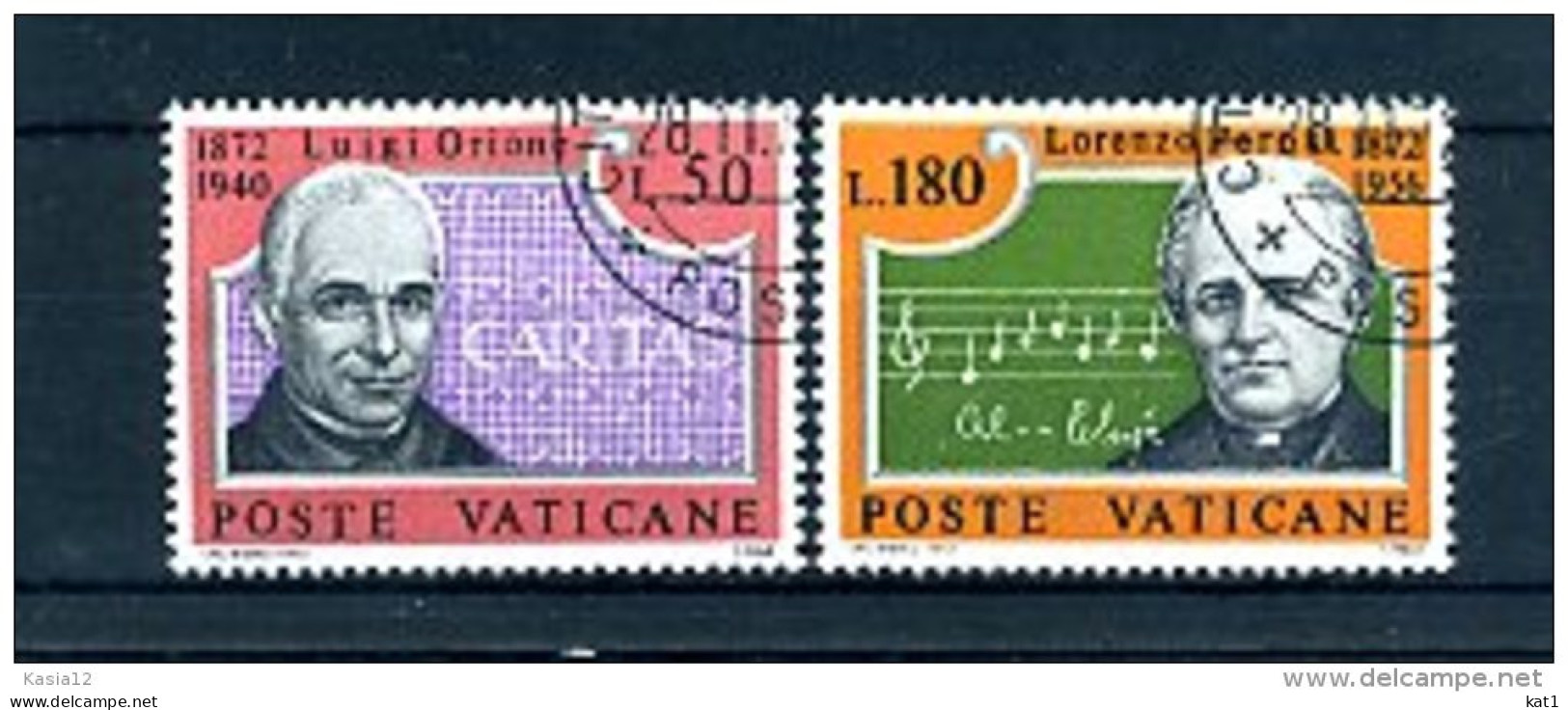 A19766)Vatikan 613 - 614 Gest. - Usados