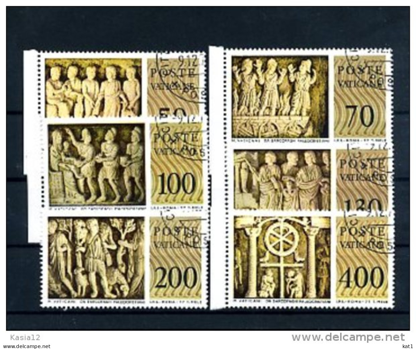 A19824)Vatikan 711 - 716 Gest. - Used Stamps