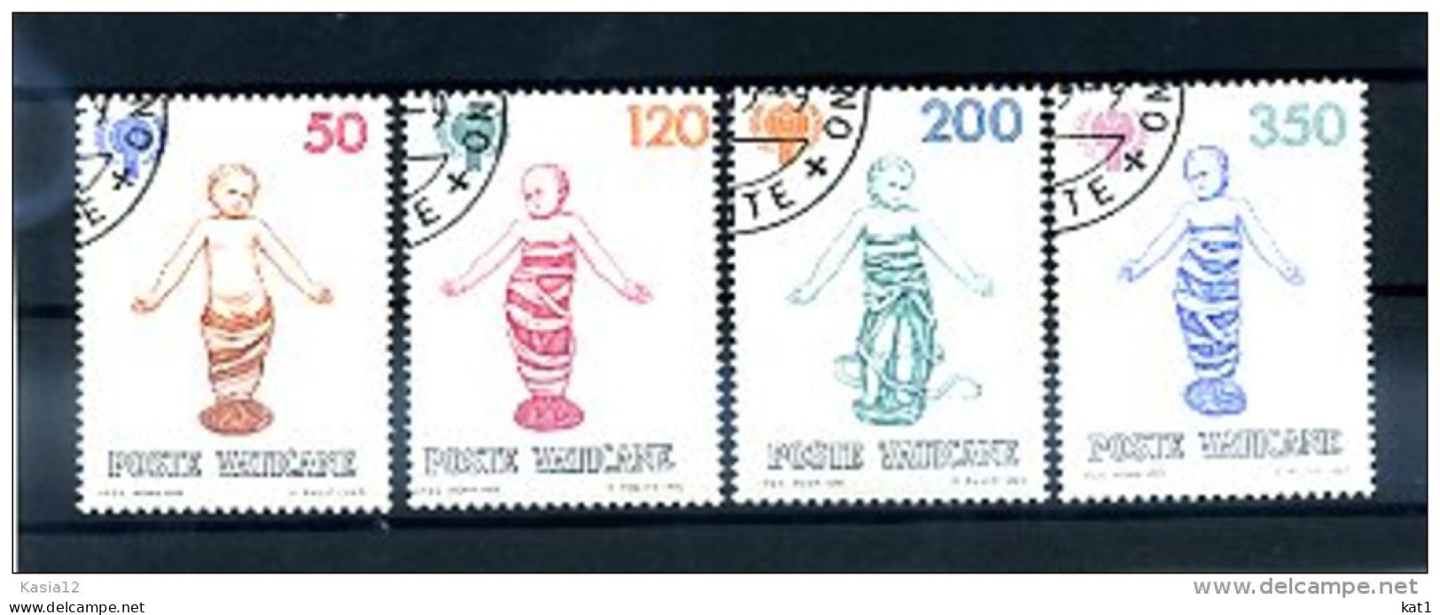 A19849)Vatikan 755 - 758 Gest. - Used Stamps