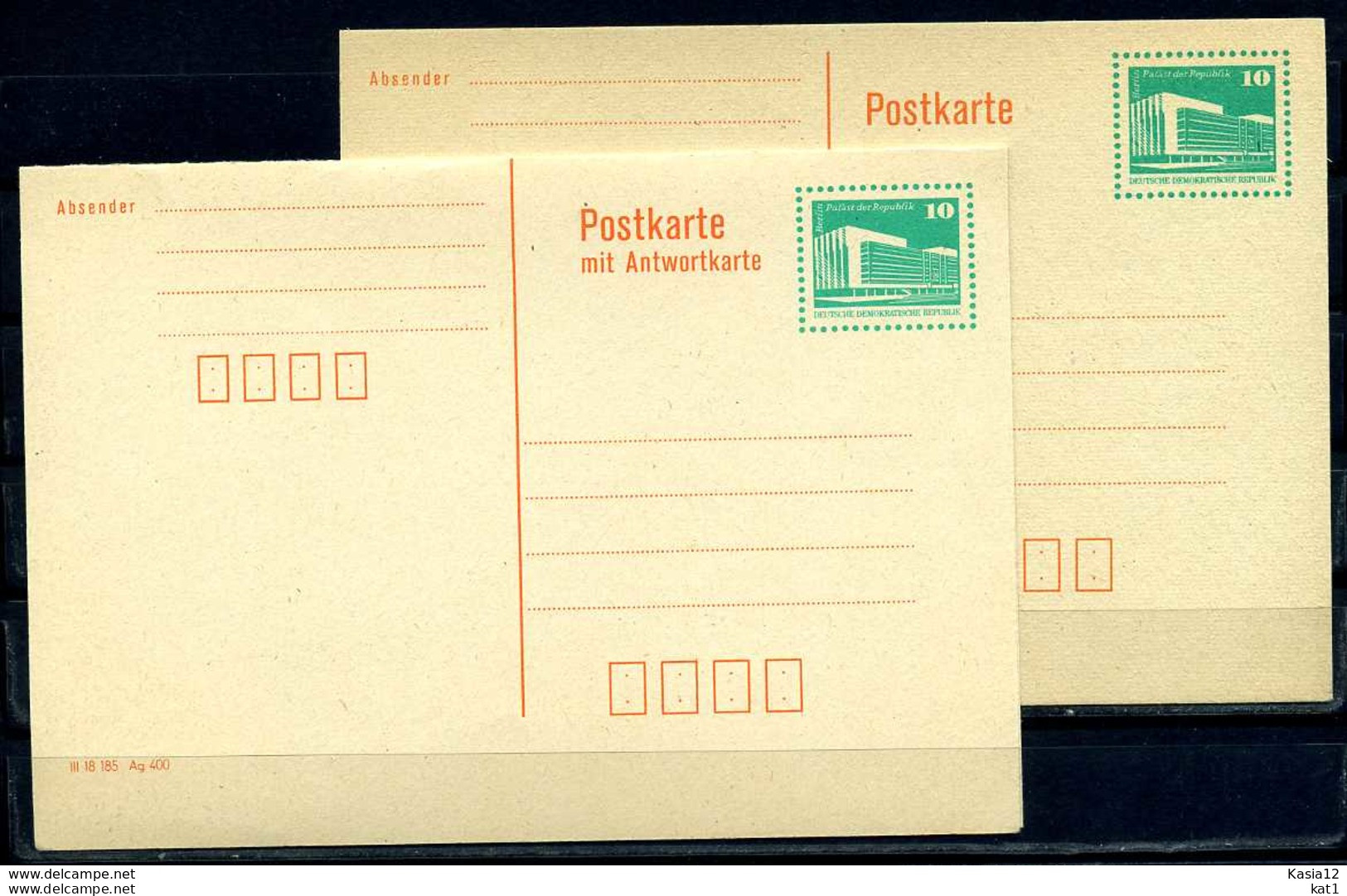 G050)DDR GA P 89 + P 90 (*) - Cartes Postales - Neuves