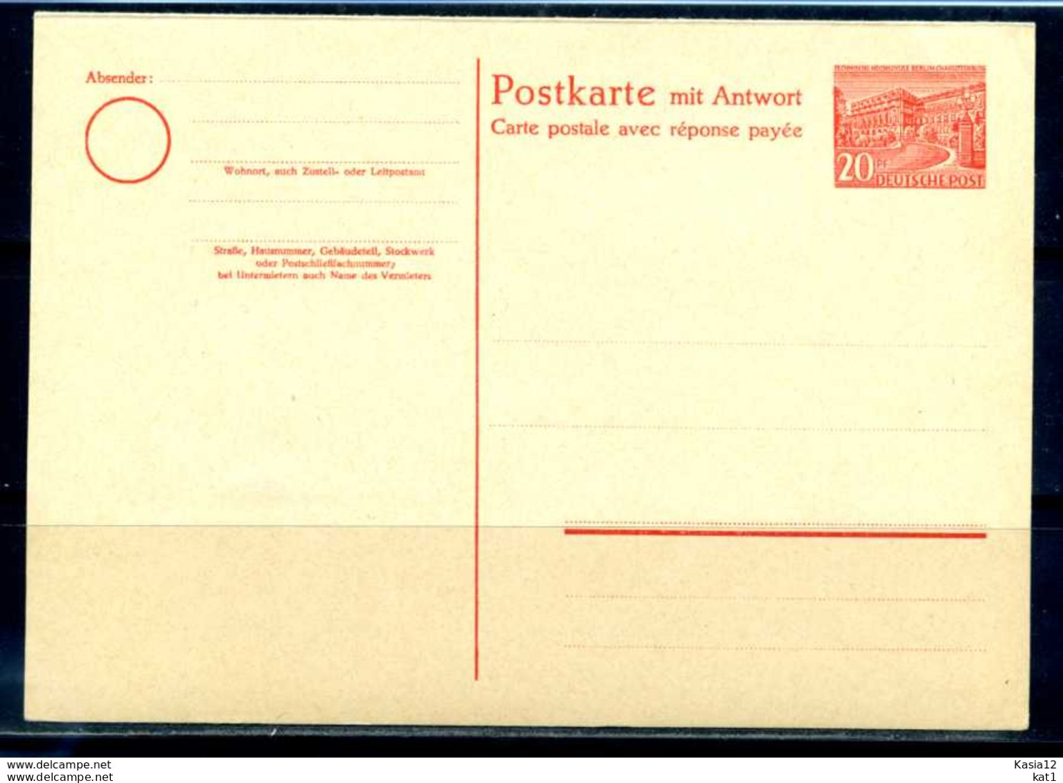 G156)Berlin GA P 9 Ungebraucht - Cartes Postales - Neuves