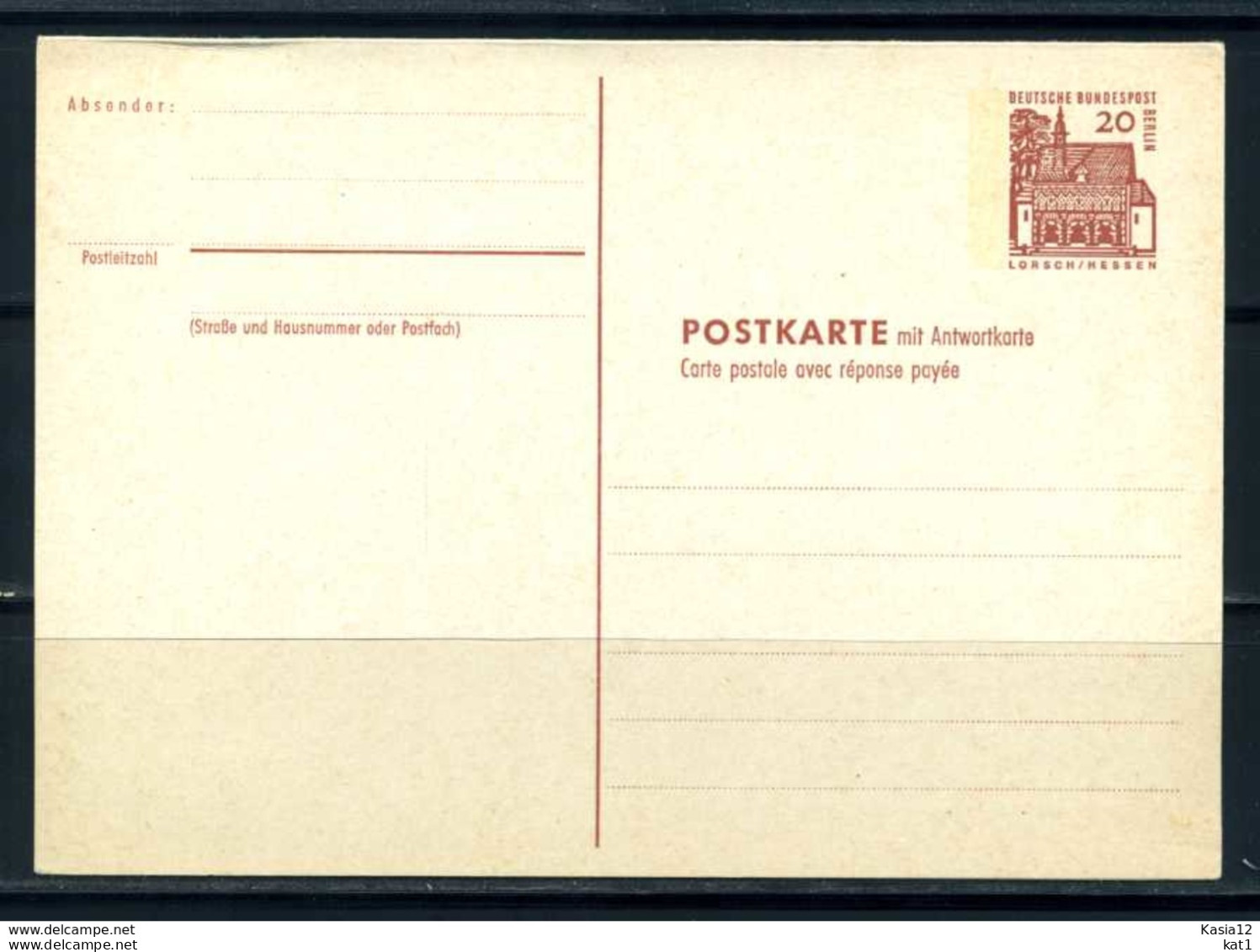 G167)Berlin GA P 67 Ungebraucht - Postcards - Mint