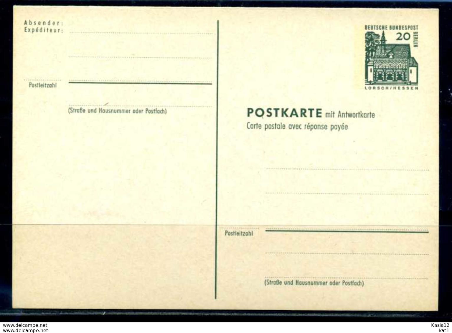 G168)Berlin GA P 69 Ungebraucht - Cartes Postales - Neuves