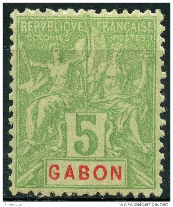 Gabon (1904) N 19 * (charniere) - Andere & Zonder Classificatie