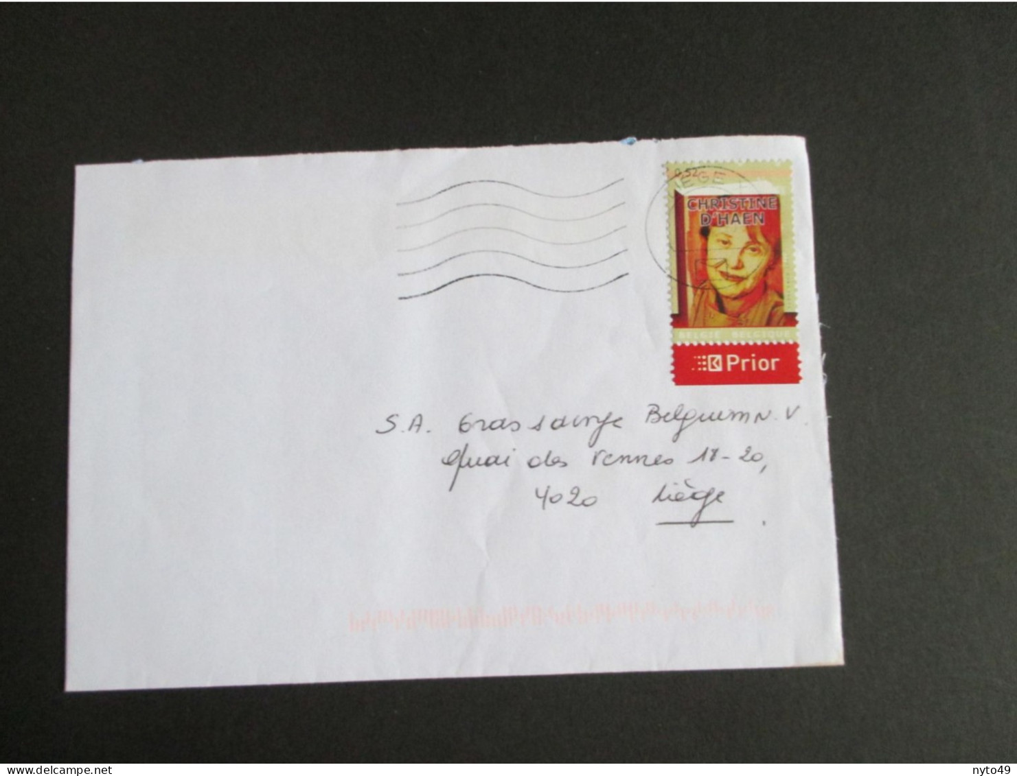 Jaar 2007 - Nr 3618 - Schrijfster Christine D'Haen - Alleen Op Brief Verstuurd Binnen Liège - Briefe U. Dokumente