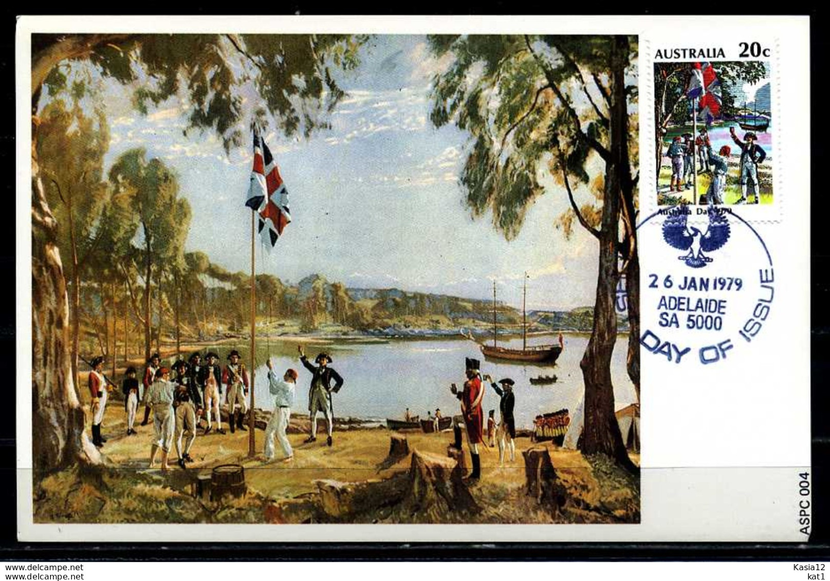 X2355)Australien Maxi-Karte 667 Schiffe - Maximumkarten (MC)