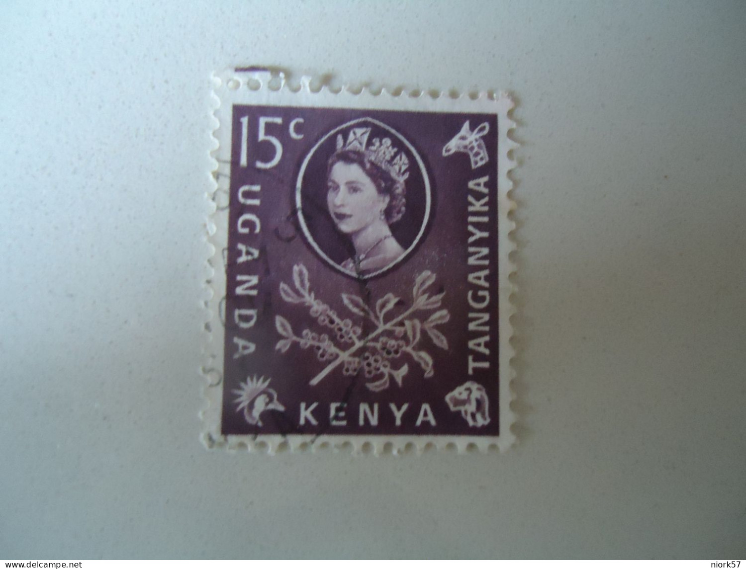 KENYA UGANDA  TANKANYIKA USED STAMPS  QUEEN - Kenya, Uganda & Tanganyika